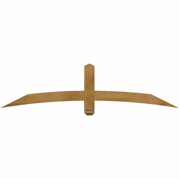 Ekena Millwork Bellingham Rough Sawn Timber Gable Bracket, Western Red Cedar, 72"W x 18"H x 4"D x 4"F, 6/12 Pitch GBW072X18X0404BEL00RWR - main